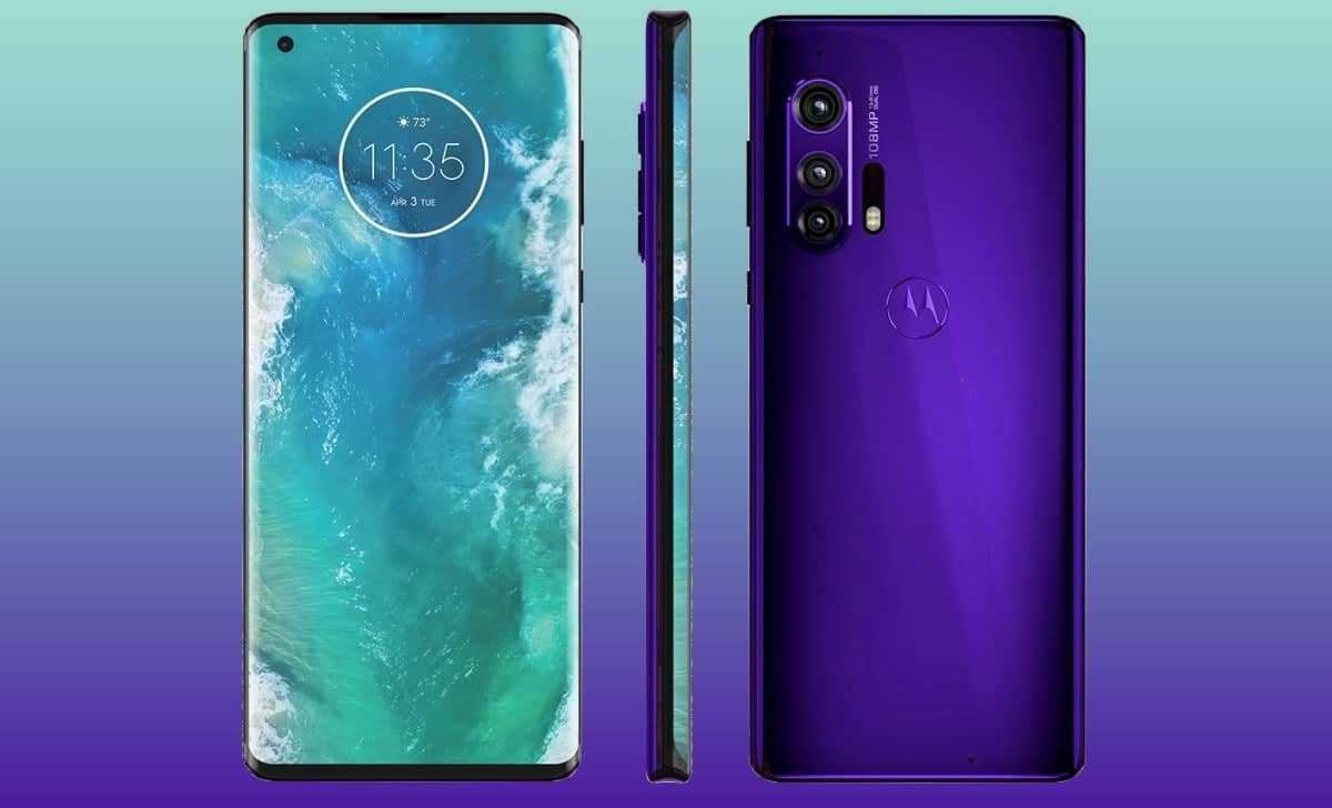 Y edge. Motorola Edge+ (2020).