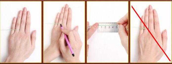 Как определить размер кольца — как измерить палец для колечка? таблица диаметров