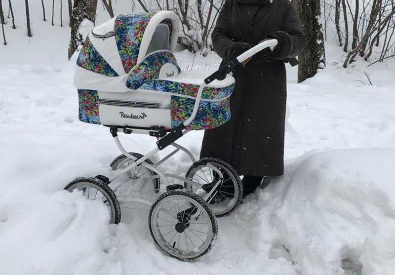 Прогулочная коляска для зимы (109 фото): вариант с большими колесами, рейтинг лучших зимних моделей для новорожденных 2020