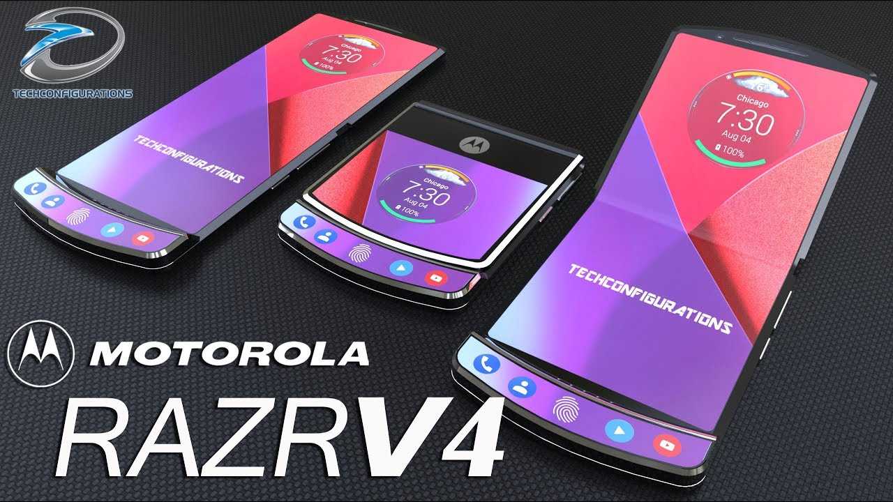 Складной смартфон с экраном, гнущимся в двух местах: будущий motorola razr?
